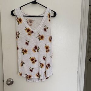 Floral Print Women's Tank Top